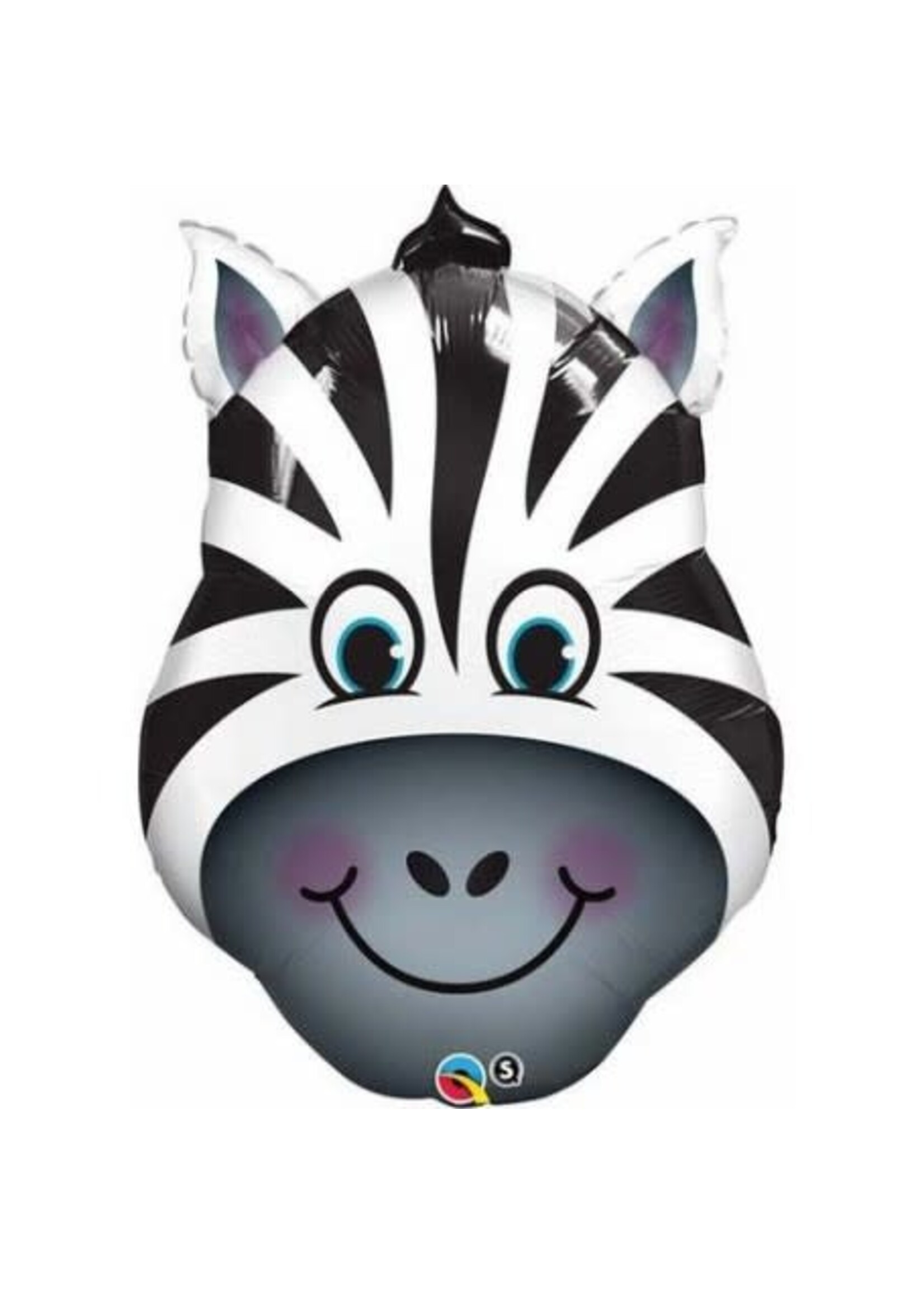 ZANY ZEBRA Foil Balloon in a Stick