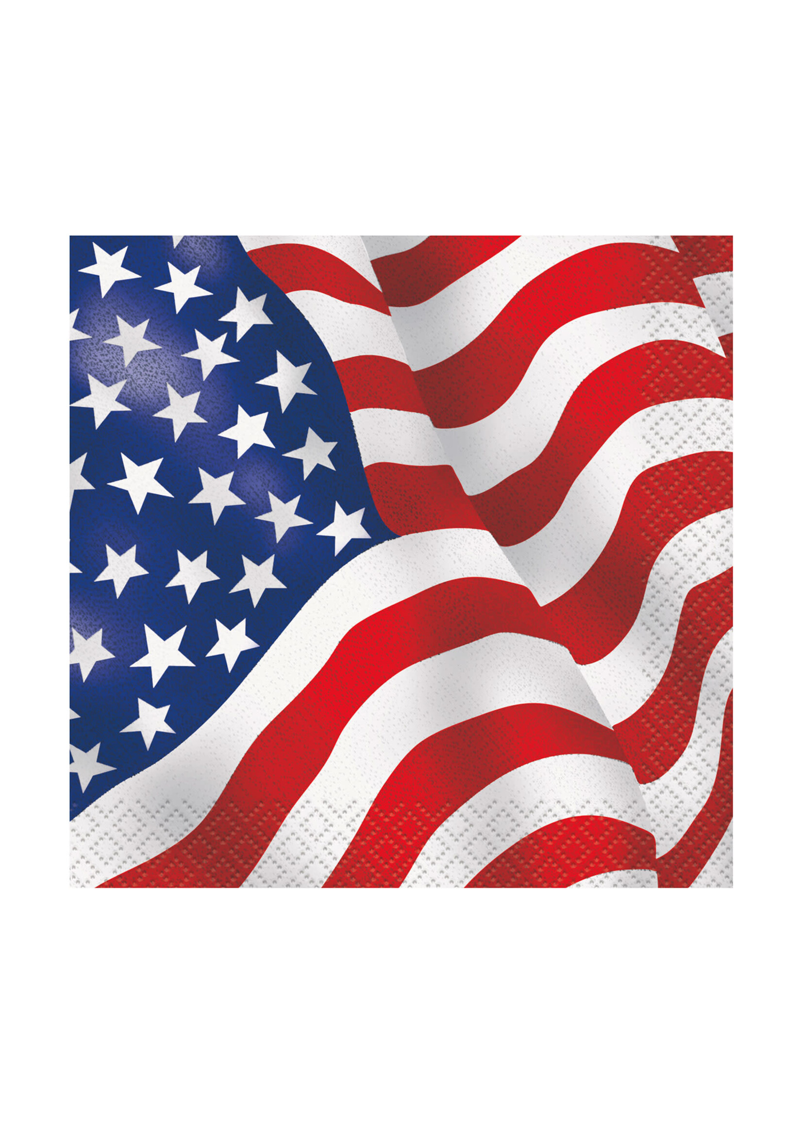 USA Flag Lunch napkins 18ct