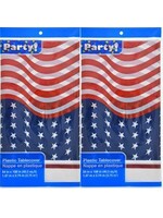 USA Flag Plastic Table cover