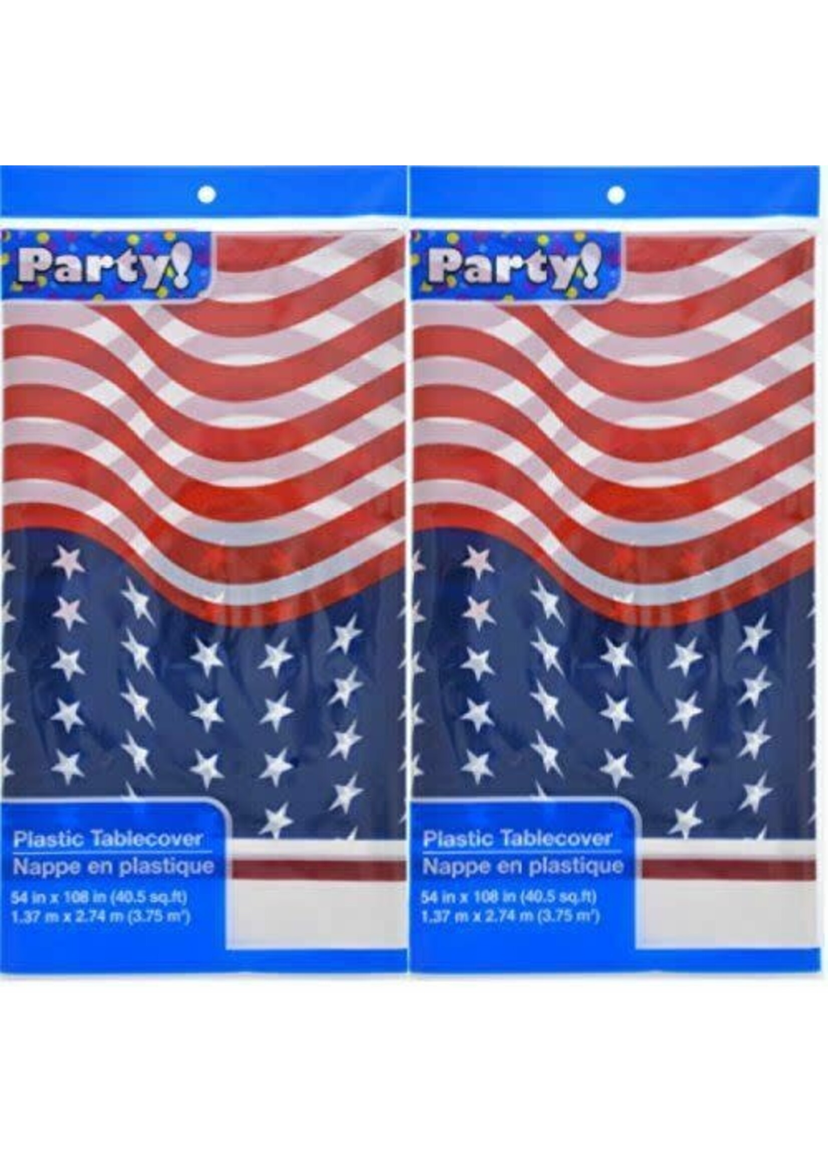 USA Flag Plastic Table cover