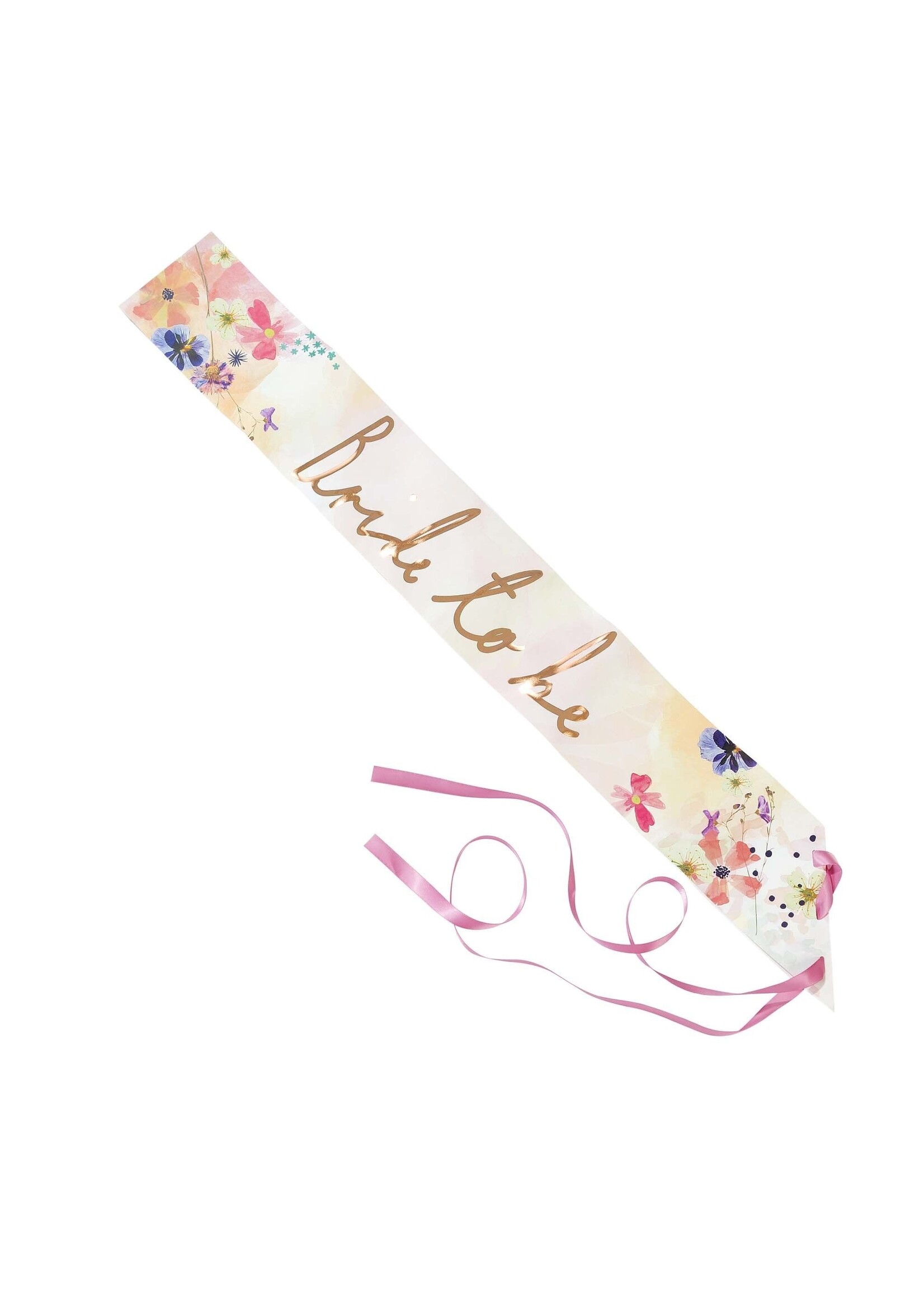 Blossom Girls Bride to Be Sash