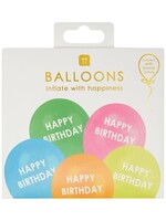 Rainbow Happy Birthday Balloons