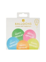 Rainbow Happy Birthday Balloons