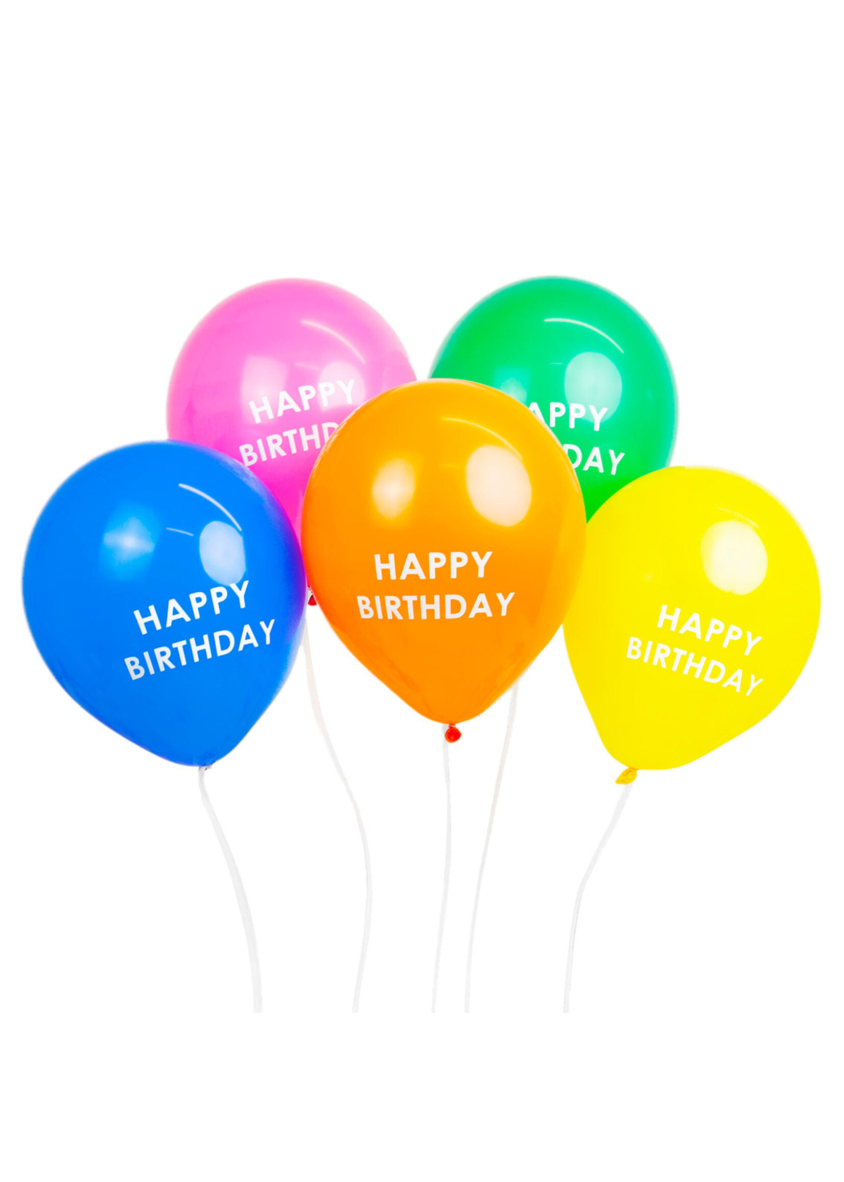 Rainbow Happy Birthday Balloons