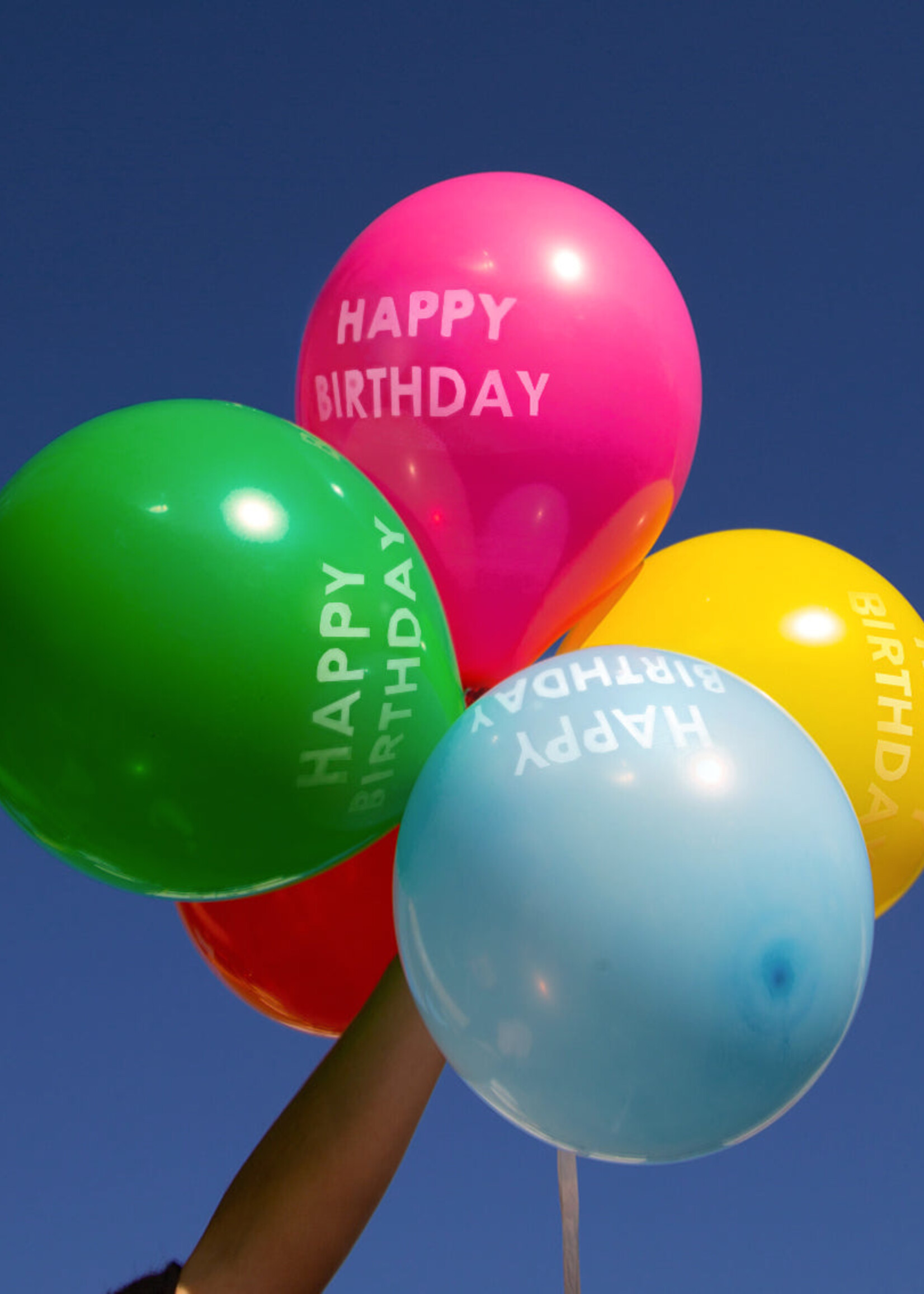 Rainbow Happy Birthday Balloons