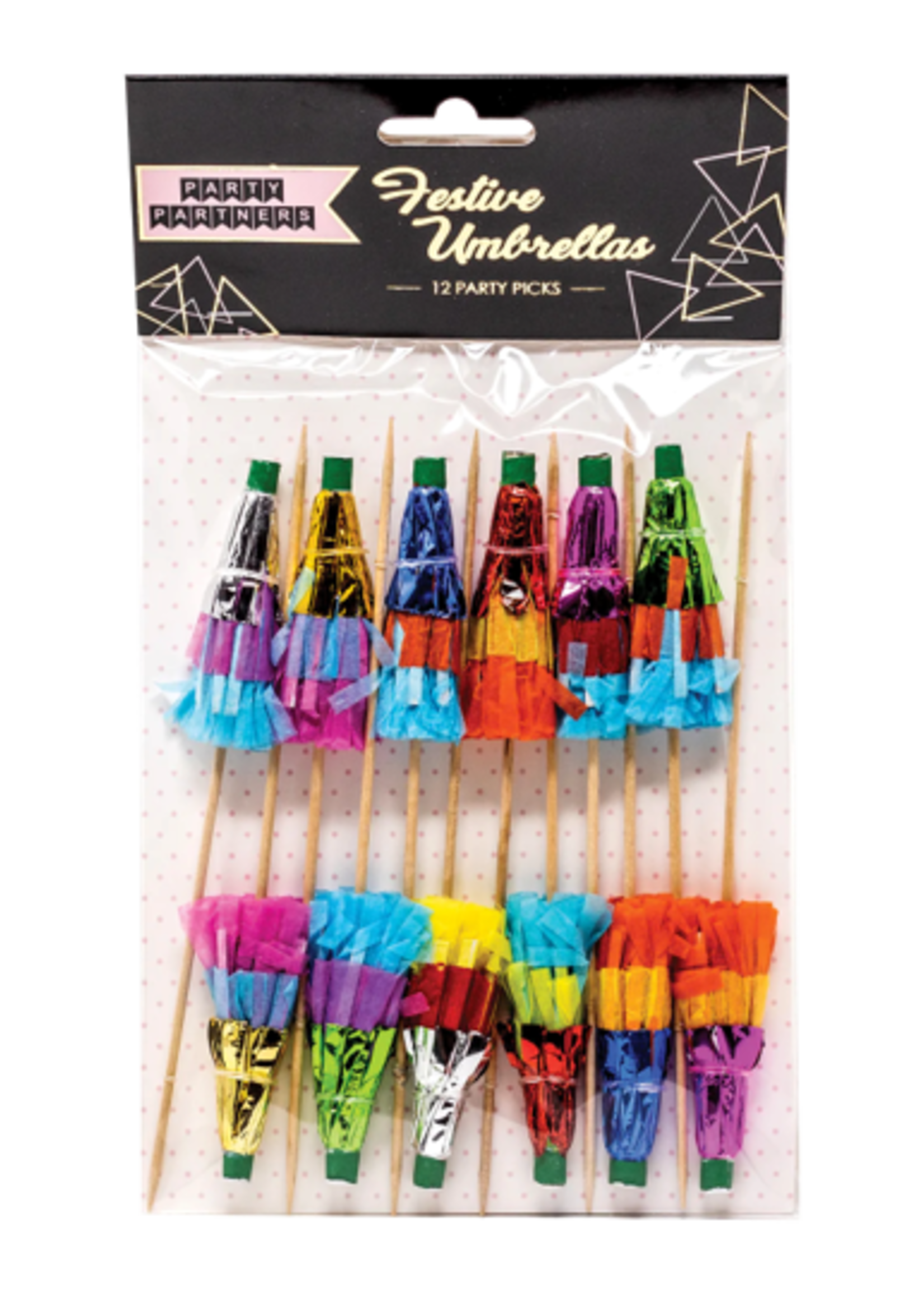 Festive Umbrella Picks 12ct