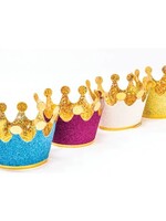 Mini Glitter Crowns 8ct