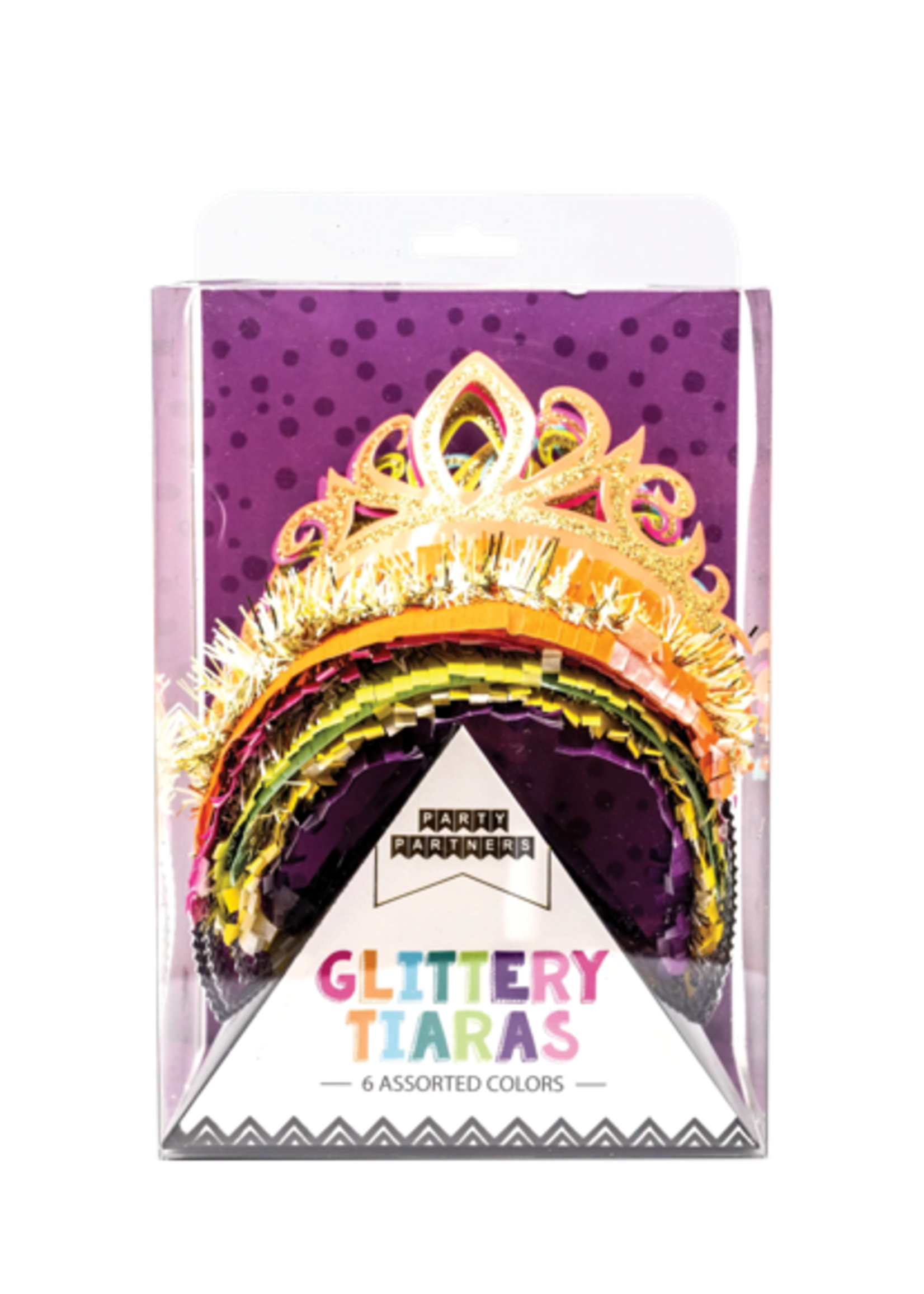 Glitter Tiaras 6ct