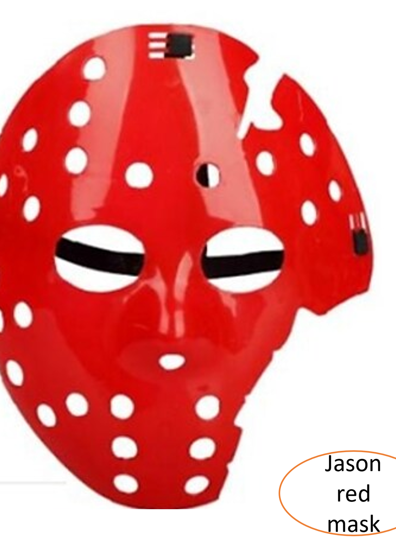 Jason mask red