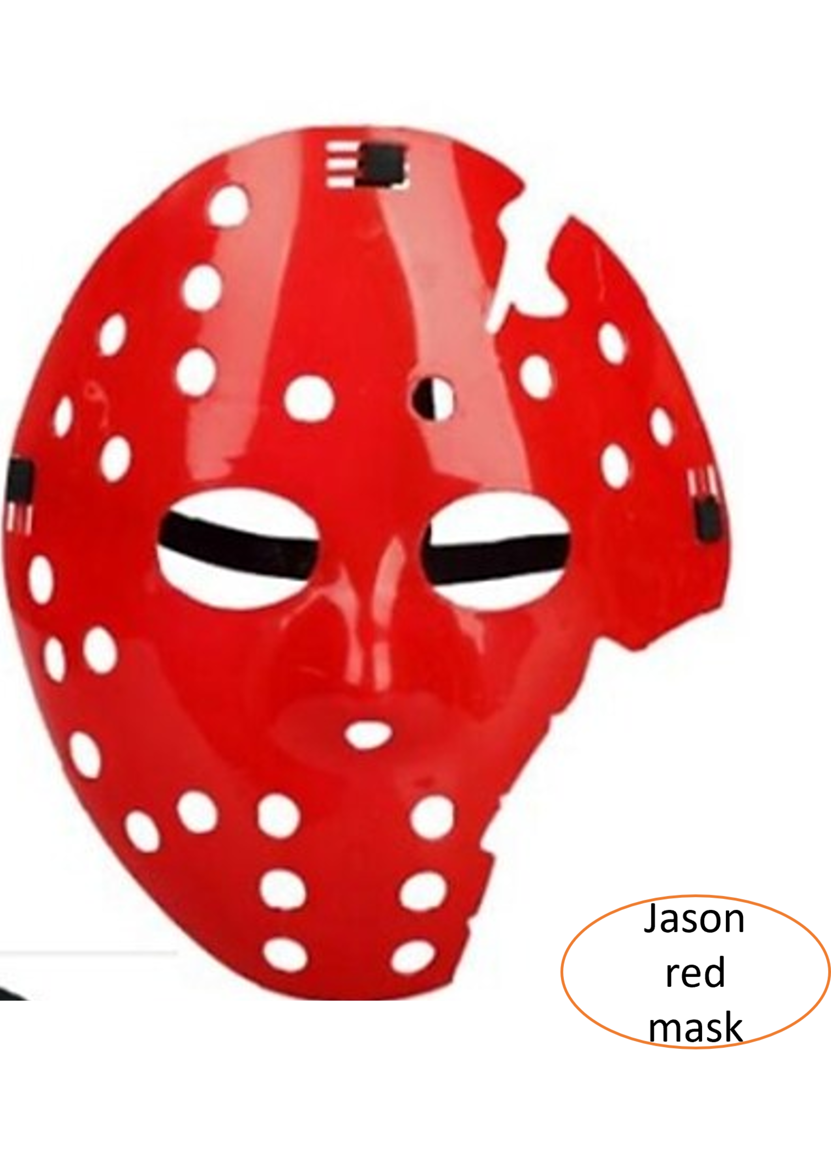 Jason mask red