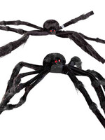 Spider Hairy Black W/red Eyes 19.6 X 1.57in Jhook/hangtag
