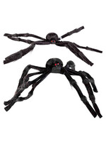 Spider Hairy Black W/red Eyes 19.6 X 1.57in Jhook/hangtag
