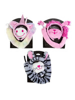 Costume Animal Set 3pc Plush Nose/headband/tail