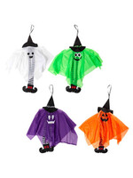 Hanging Decor 4ast Characters W/witch Hat & Legs 28in