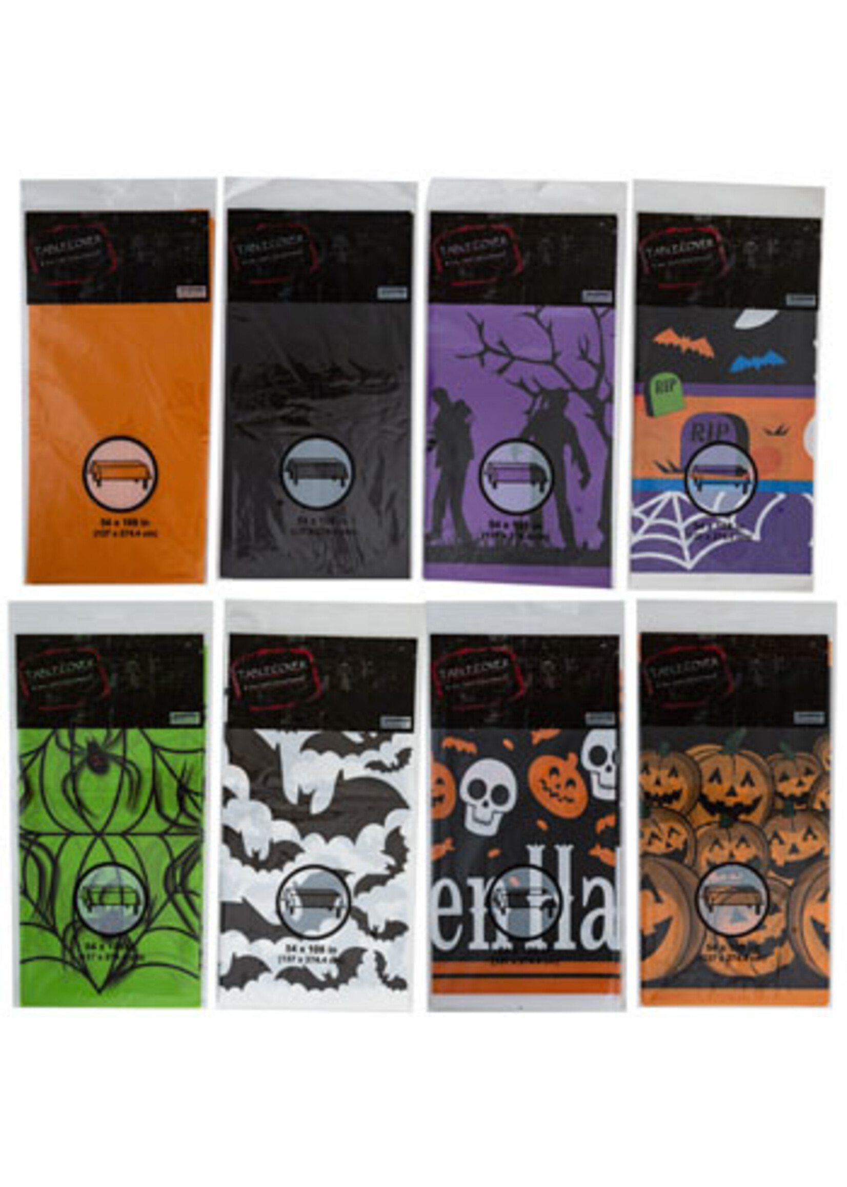 Halloween Plastic Tablecover  54x108