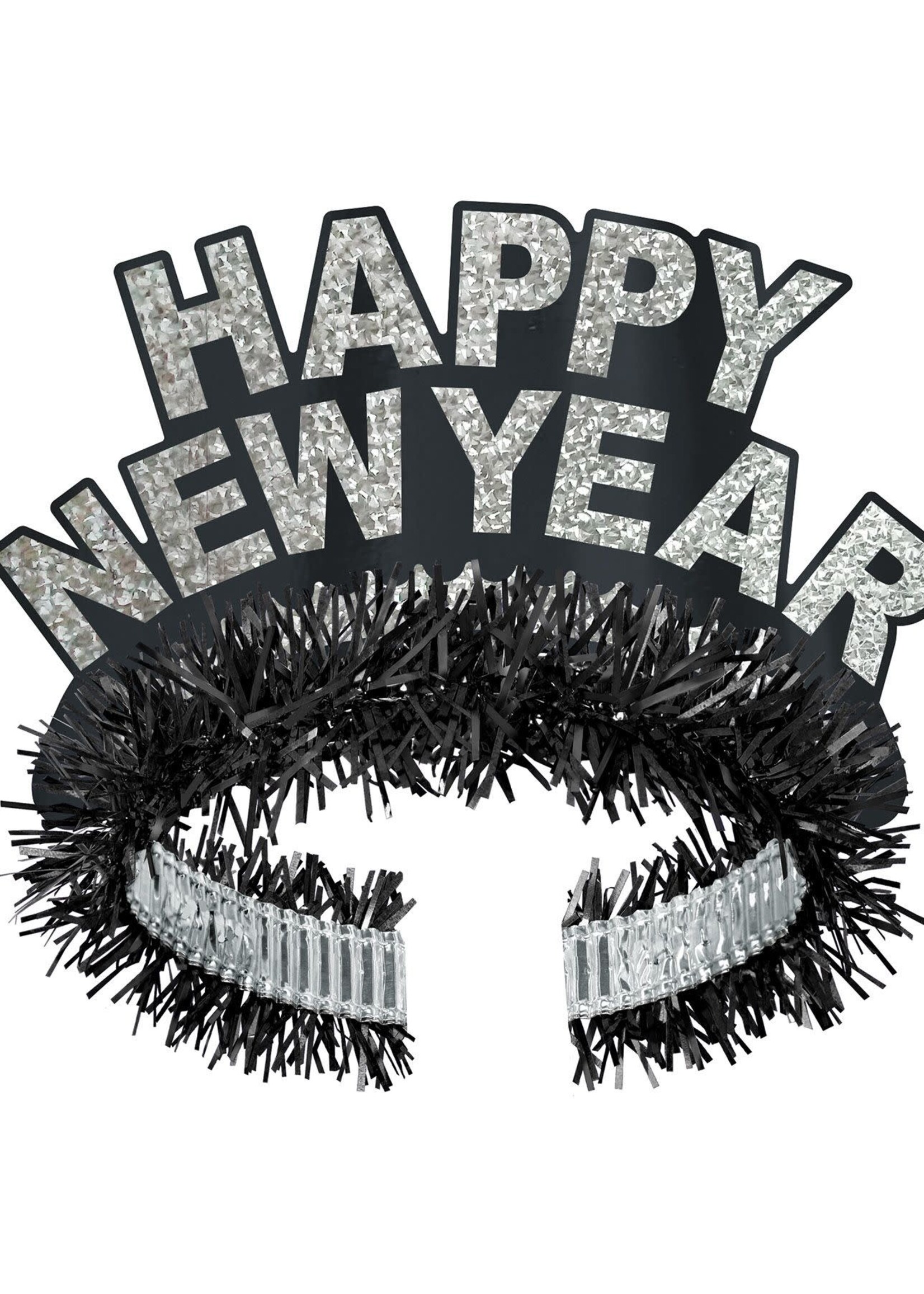 Black & Silver HNY Regal Tiara SOLD SINGLE new year
