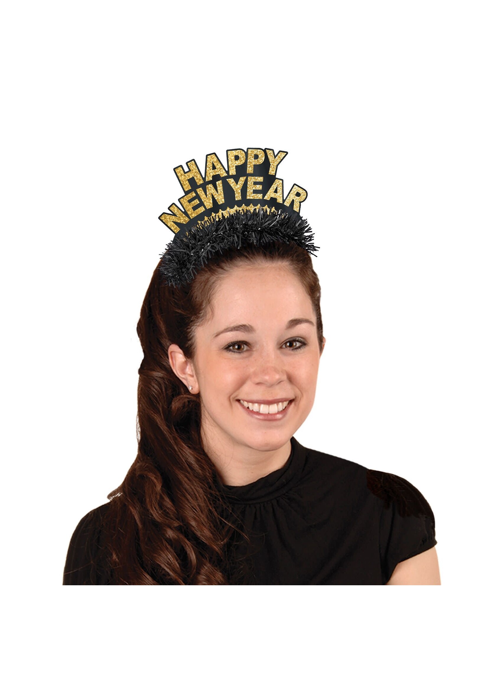Black & Gold HNY Regal Tiara  SOLD SINGLE new year