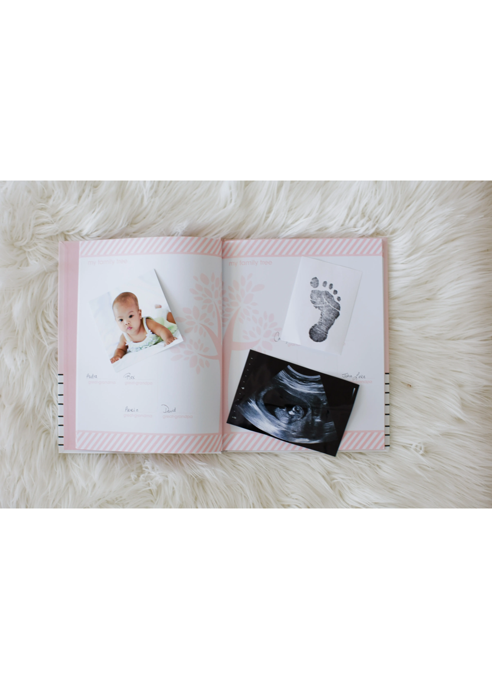 Hello BEAUTIFUL Memory Baby Book- PINK