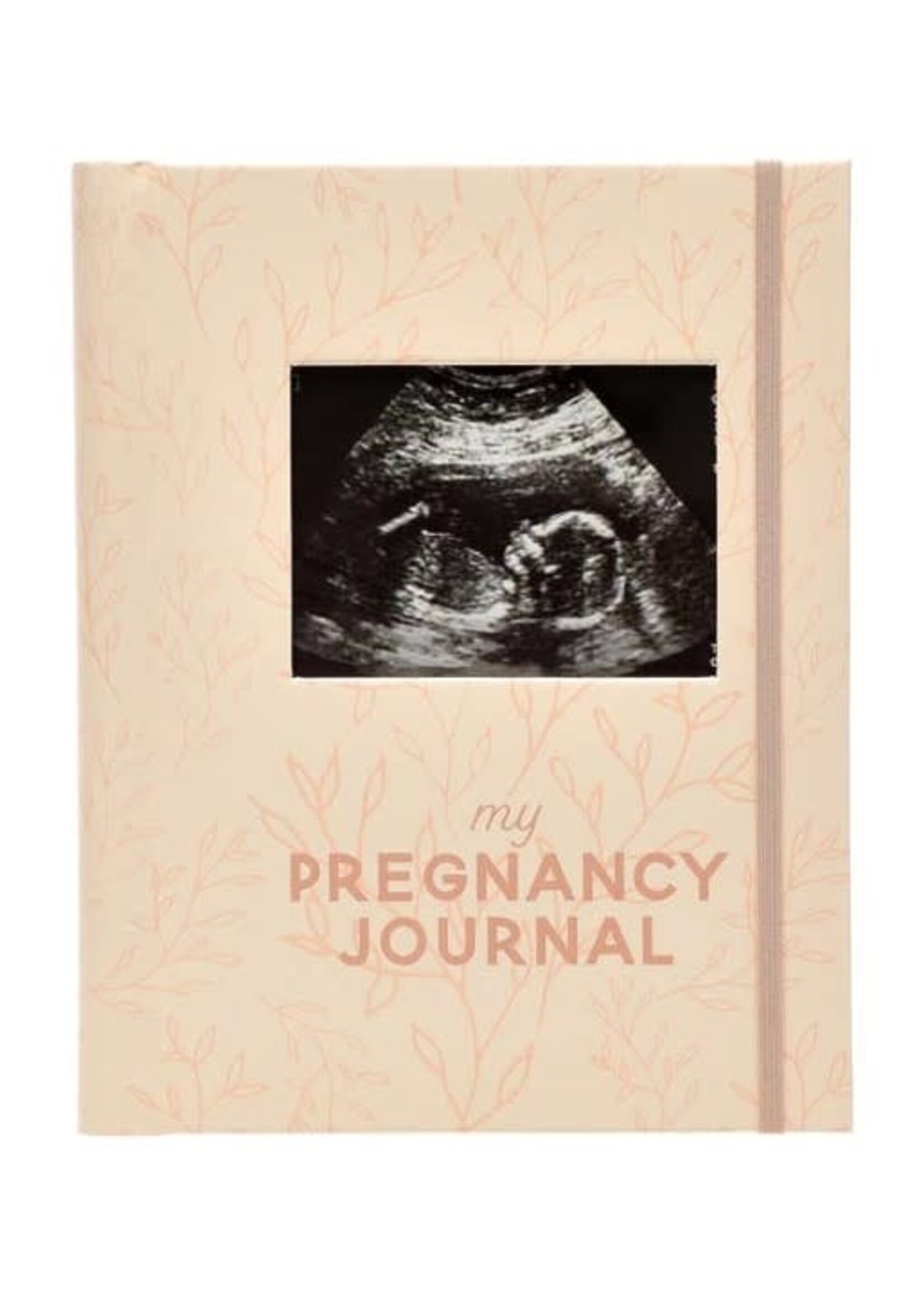 Leaves Keepsake Pregnancy Journal, Blush