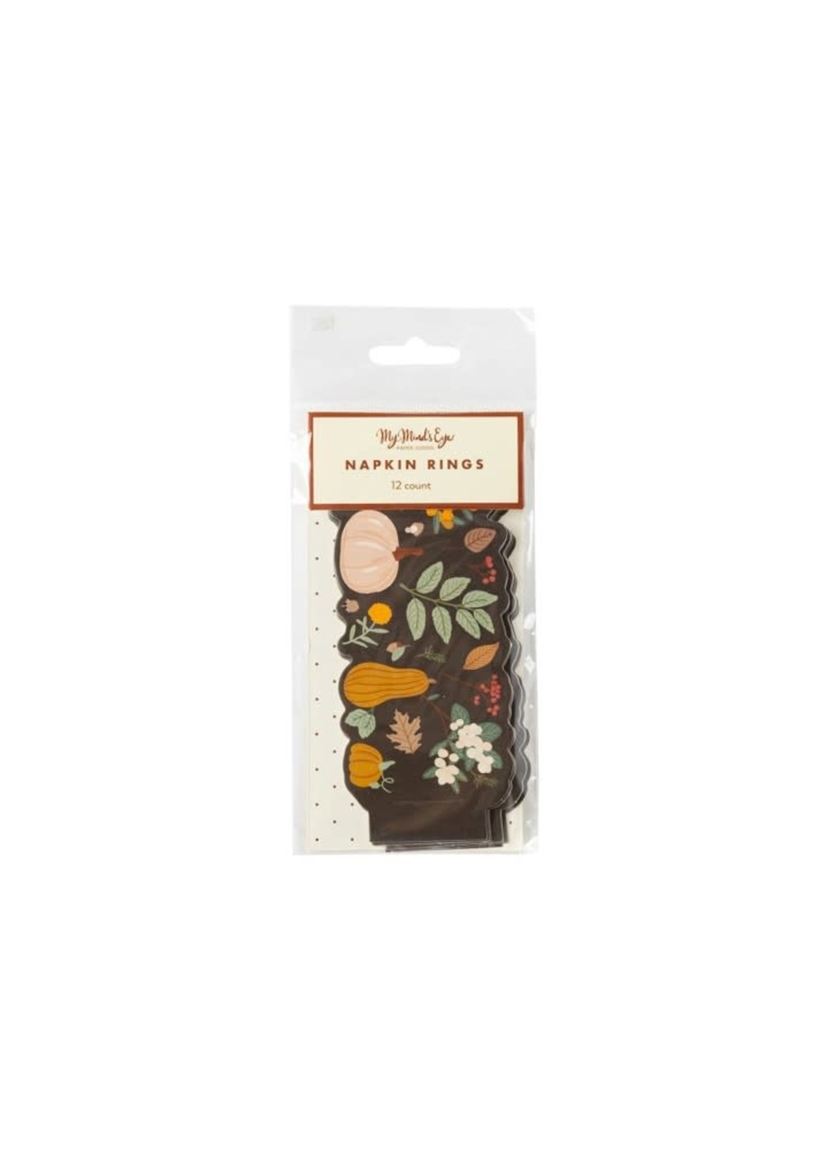 Harvest Moody Fall Paper Napkin Rings
