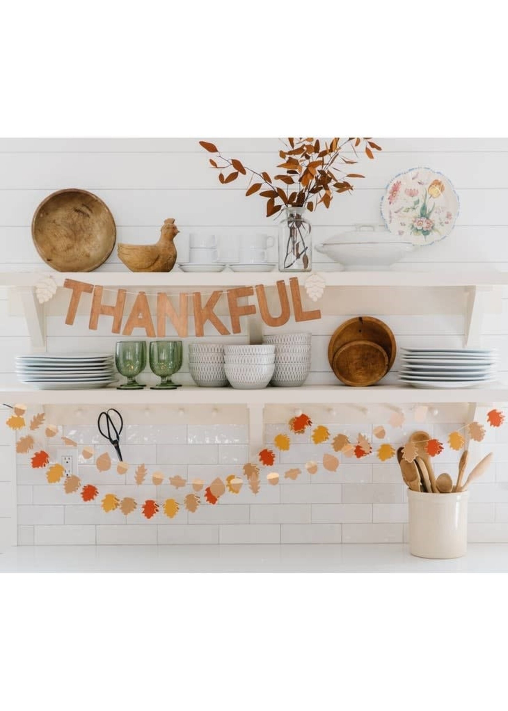 Harvest/ Thanksgiving Wood Thankful Word Banner