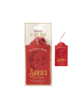 Smiling Santa Over-sized Tags
