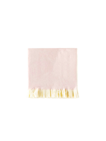 Baby Pink Fringed Cocktail Napkins 25ct