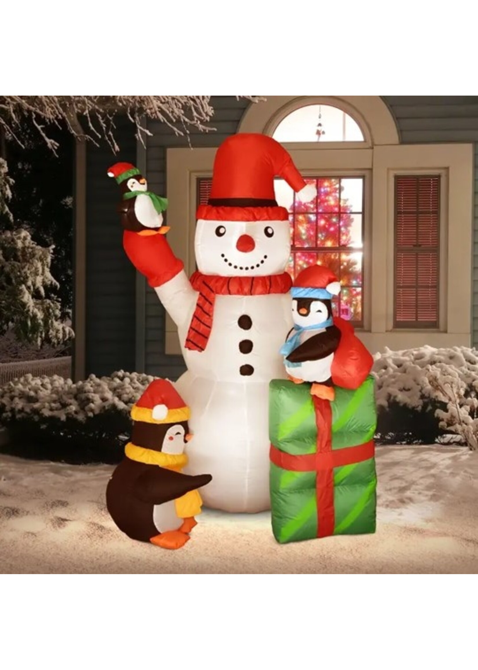 5.7 FT Blow Up Outdoor Decorations Christmas Yard