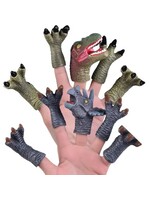 10PCs Dinosaur Finger Puppets Tiny Hand Animal Figure
