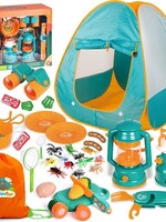 Camping Tent with Bug Catcher and Food 36 pcs