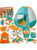 Camping Tent with Bug Catcher and Food 36 pcs