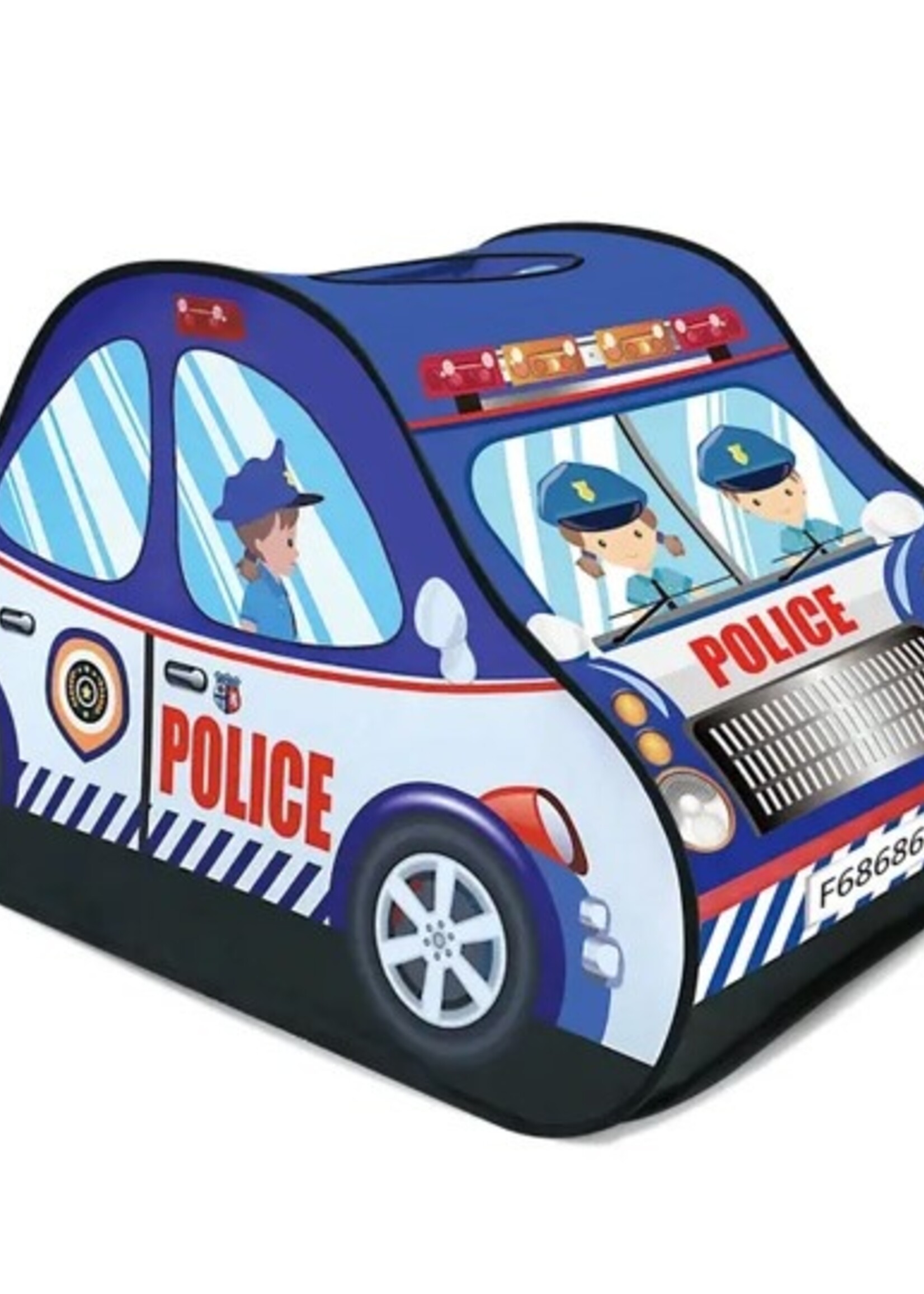 Police Car Pop Up Play Tent for Kids