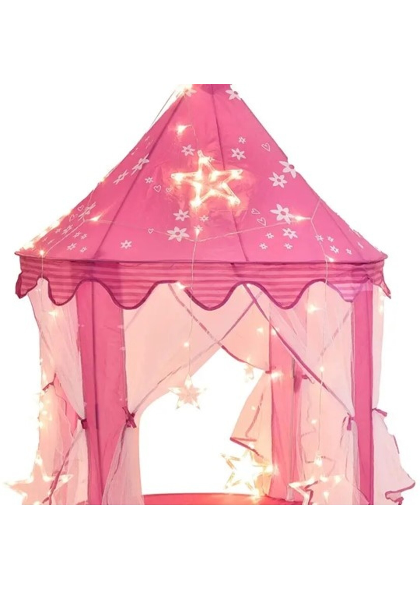 Princess Castle Play Tent with Star String Light
