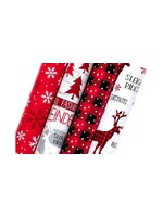 Christmas Wrapping Paper Roll Set - Red Buffalo