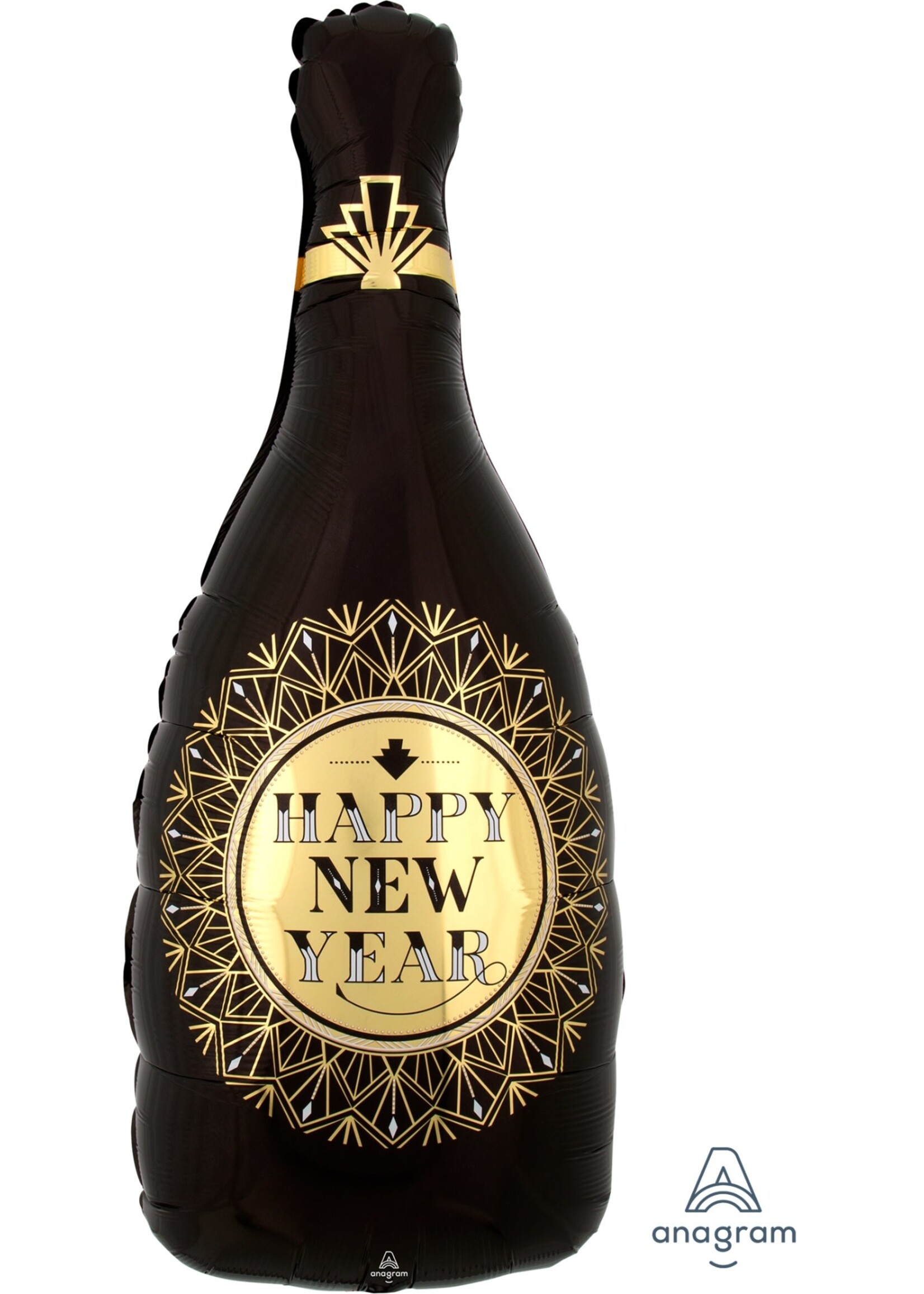 36" SuperShape Roaring Twenties New Years Foil Balloon