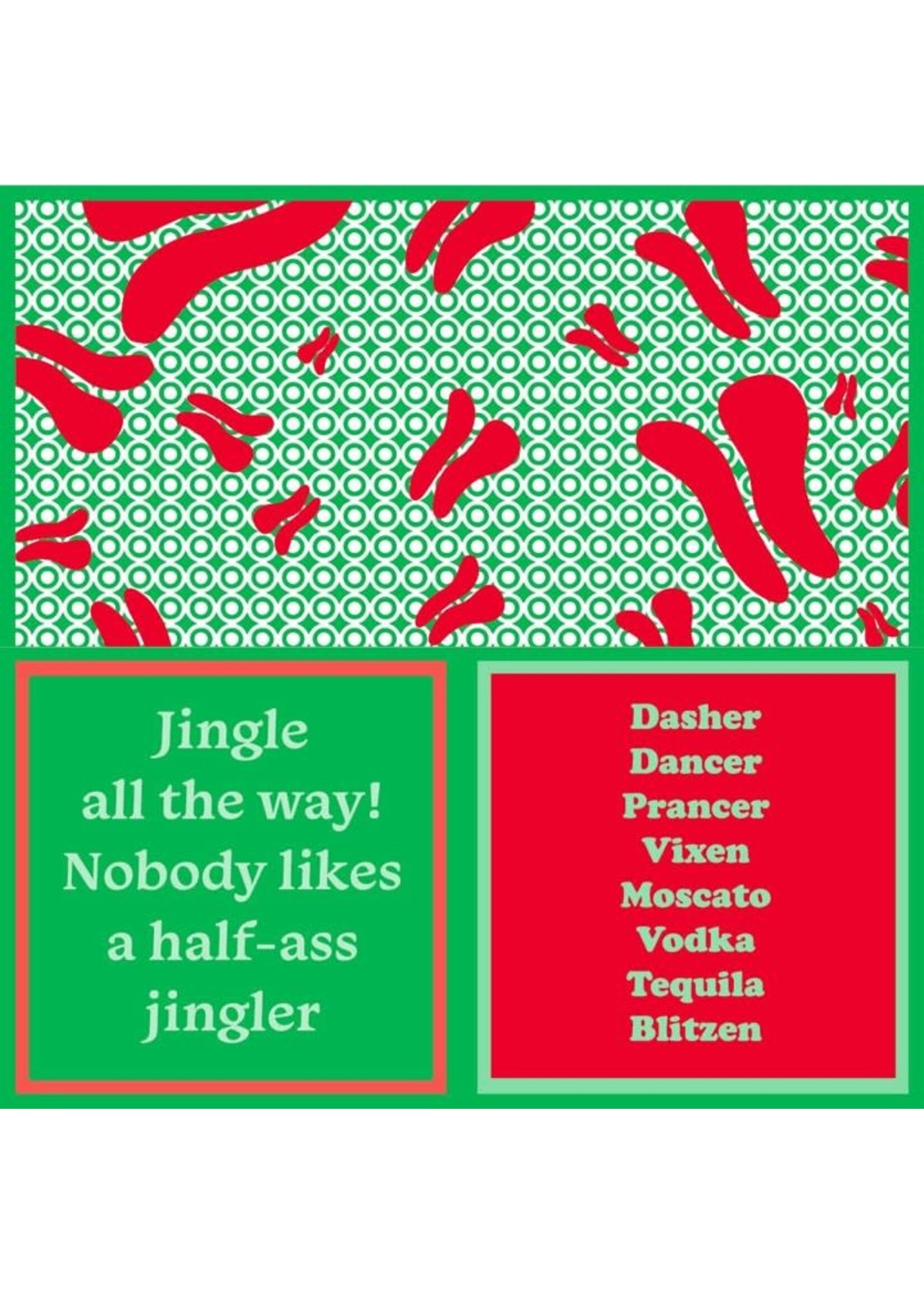 Napkin: XMAS Blitzen/Half Ass Jingler