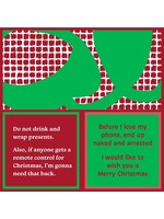 Napkin: XMAS Lose Phone/Drink and Wrap