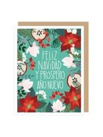 Spanish Floral Christmas Card
