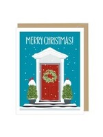 Holiday Door Christmas Card
