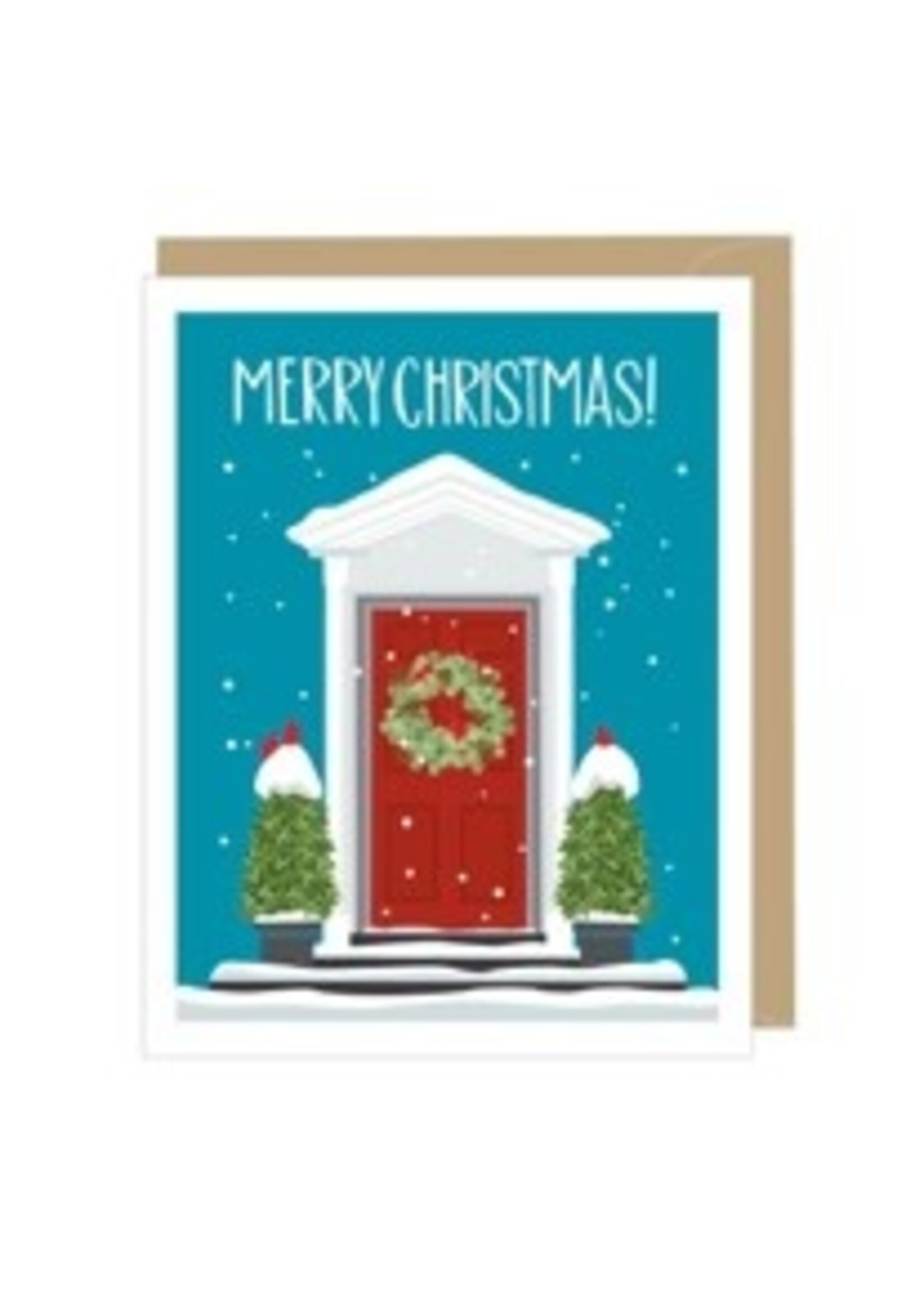 Holiday Door Christmas Card
