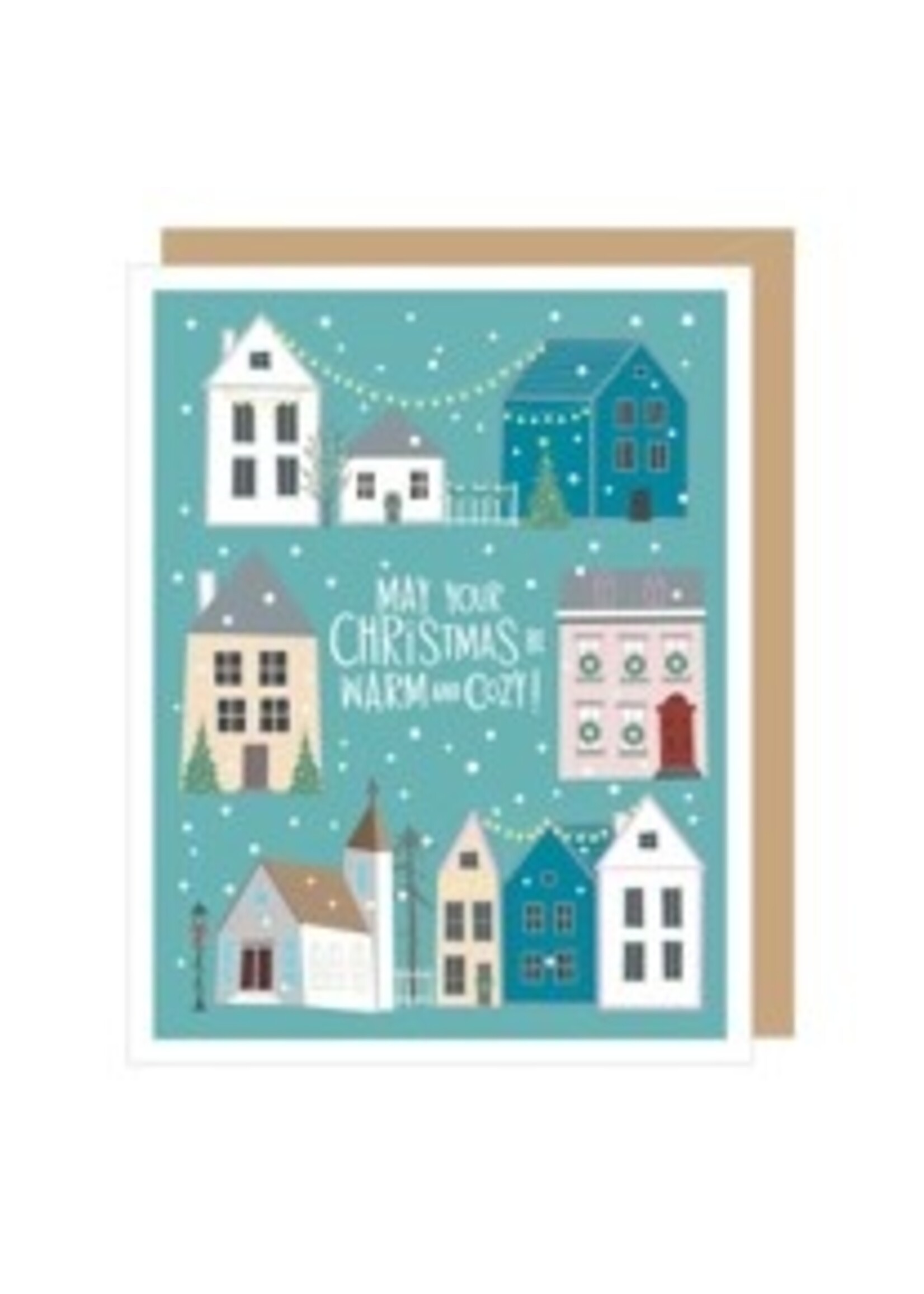 Christmas Village Holiday Card
