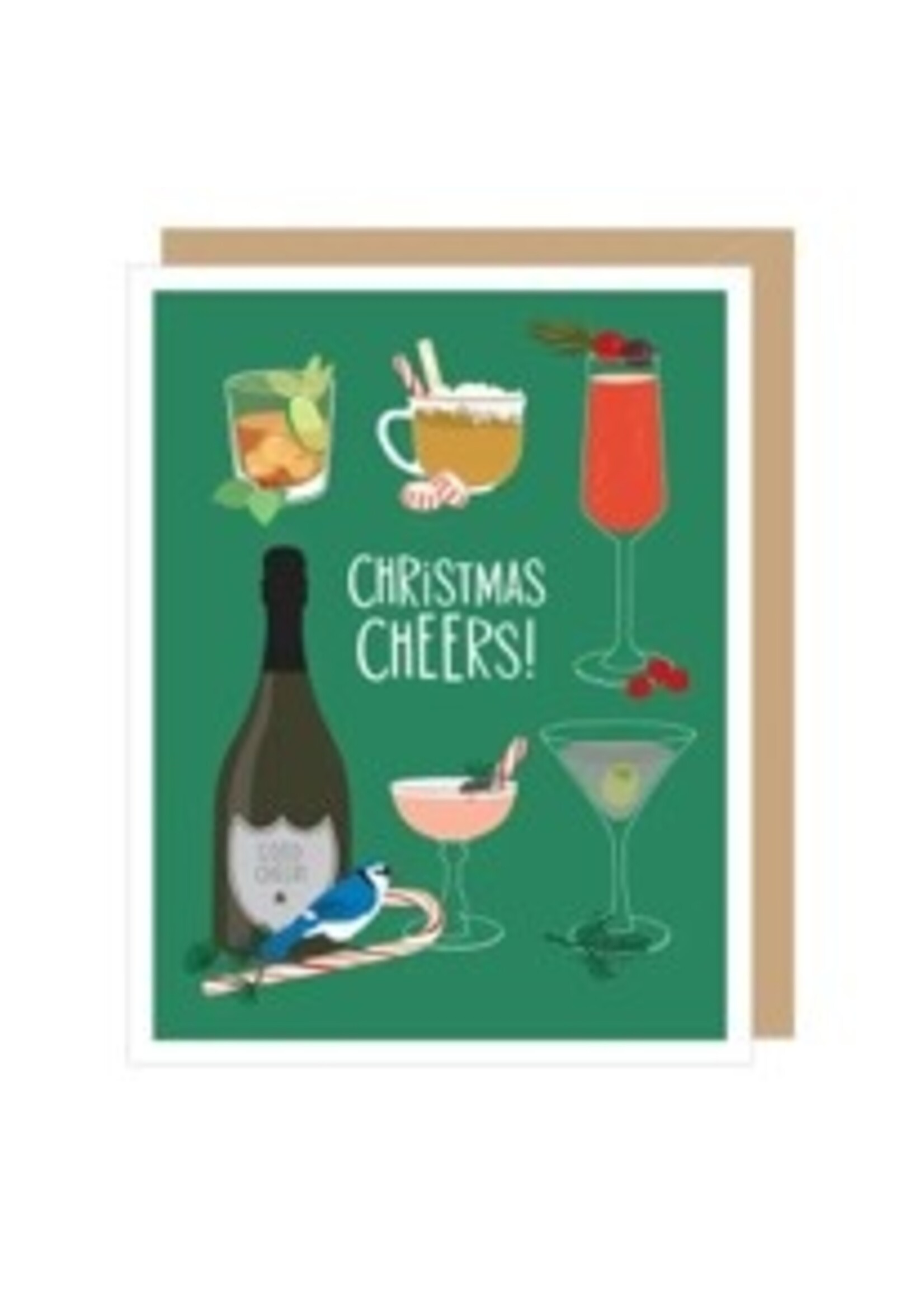 Christmas Cocktails Holiday Card