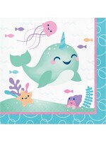 NAPKINS 16CT NARWHAL PARTY
