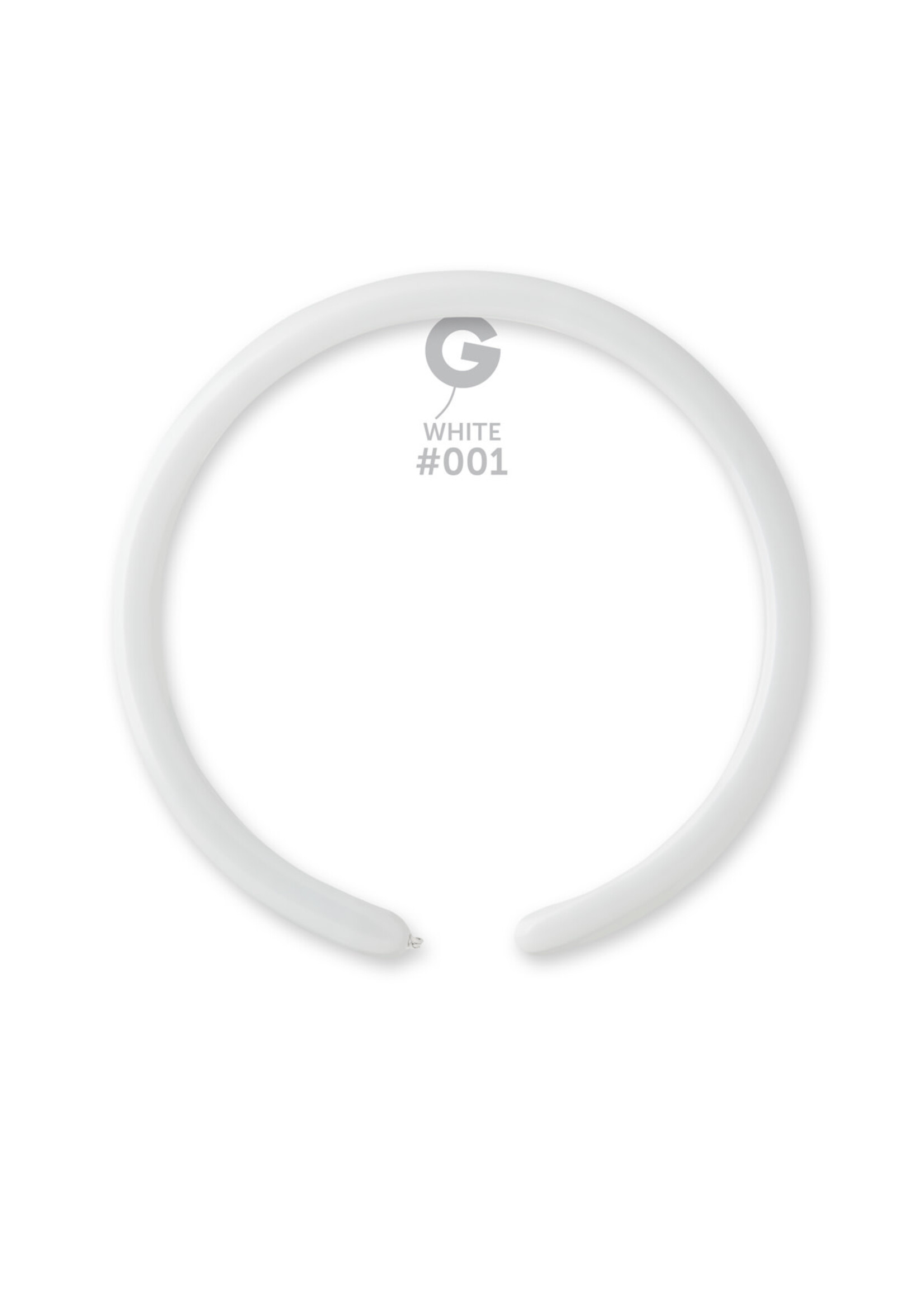 160G Gemar Latex Balloons (Bag of 50) white