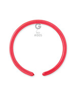 160G Gemar Latex Balloons (Bag of 50) Modelling/Twisting Red