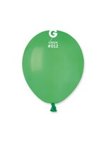 5" Gemar Latex Balloons (Bag of 100) Green