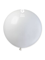 31" Gemar Latex Balloons (Pack of 1) Giant Balloon White