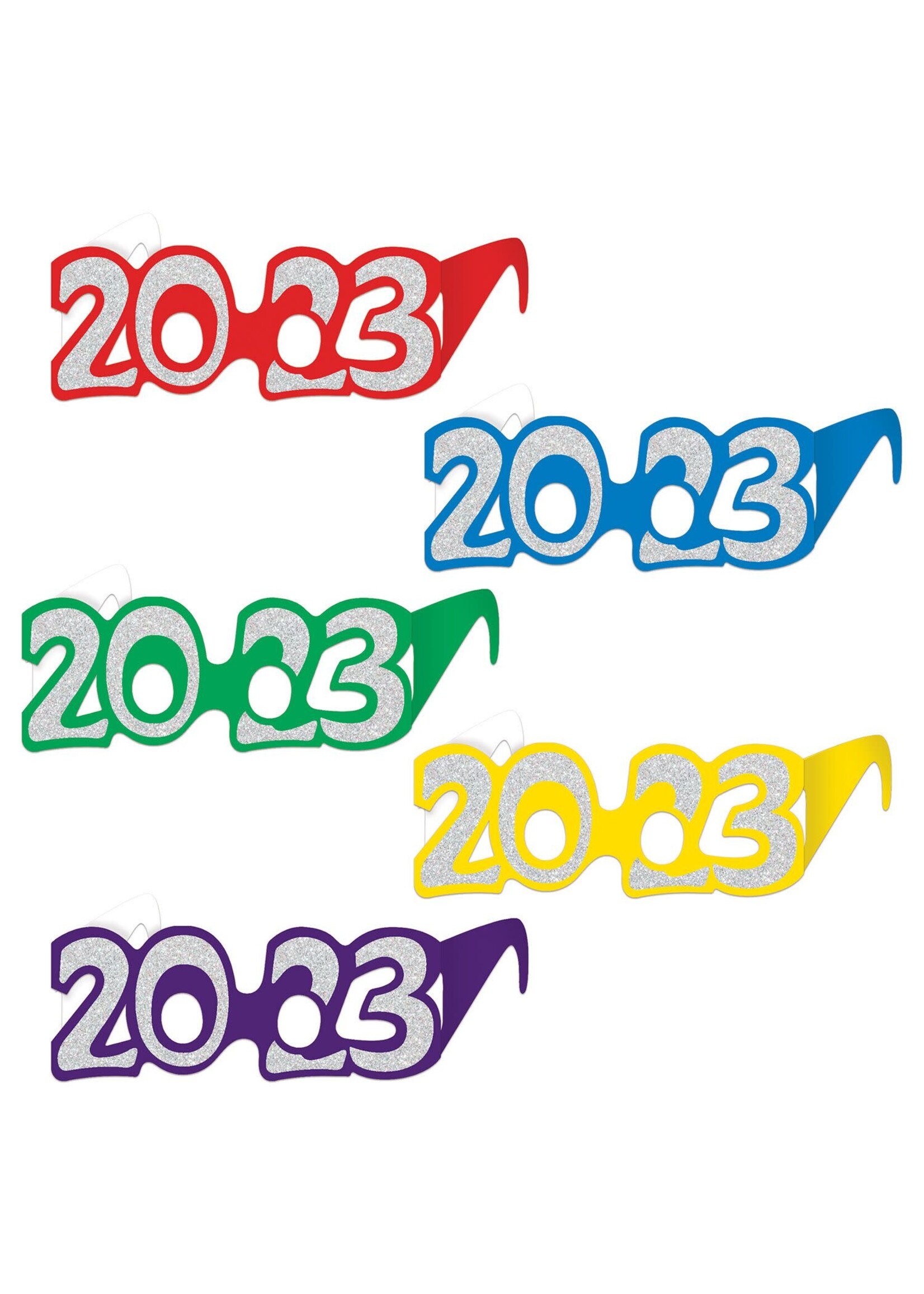 2023 Glittered Foil Eyeglasses