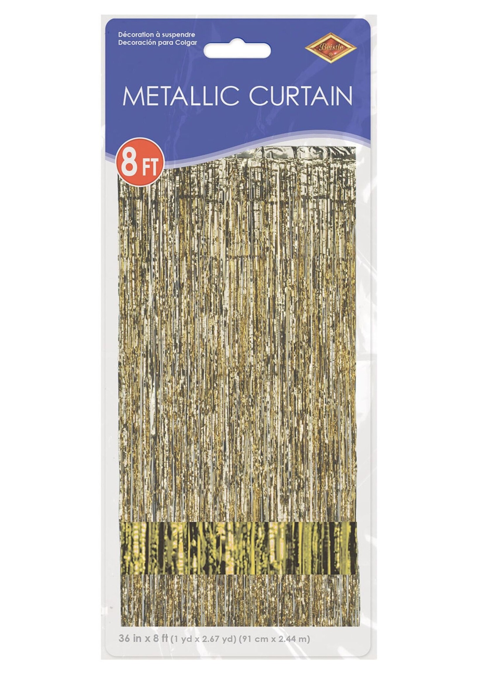 1-Ply Gleam 'N Curtain Size: 8' x 3'