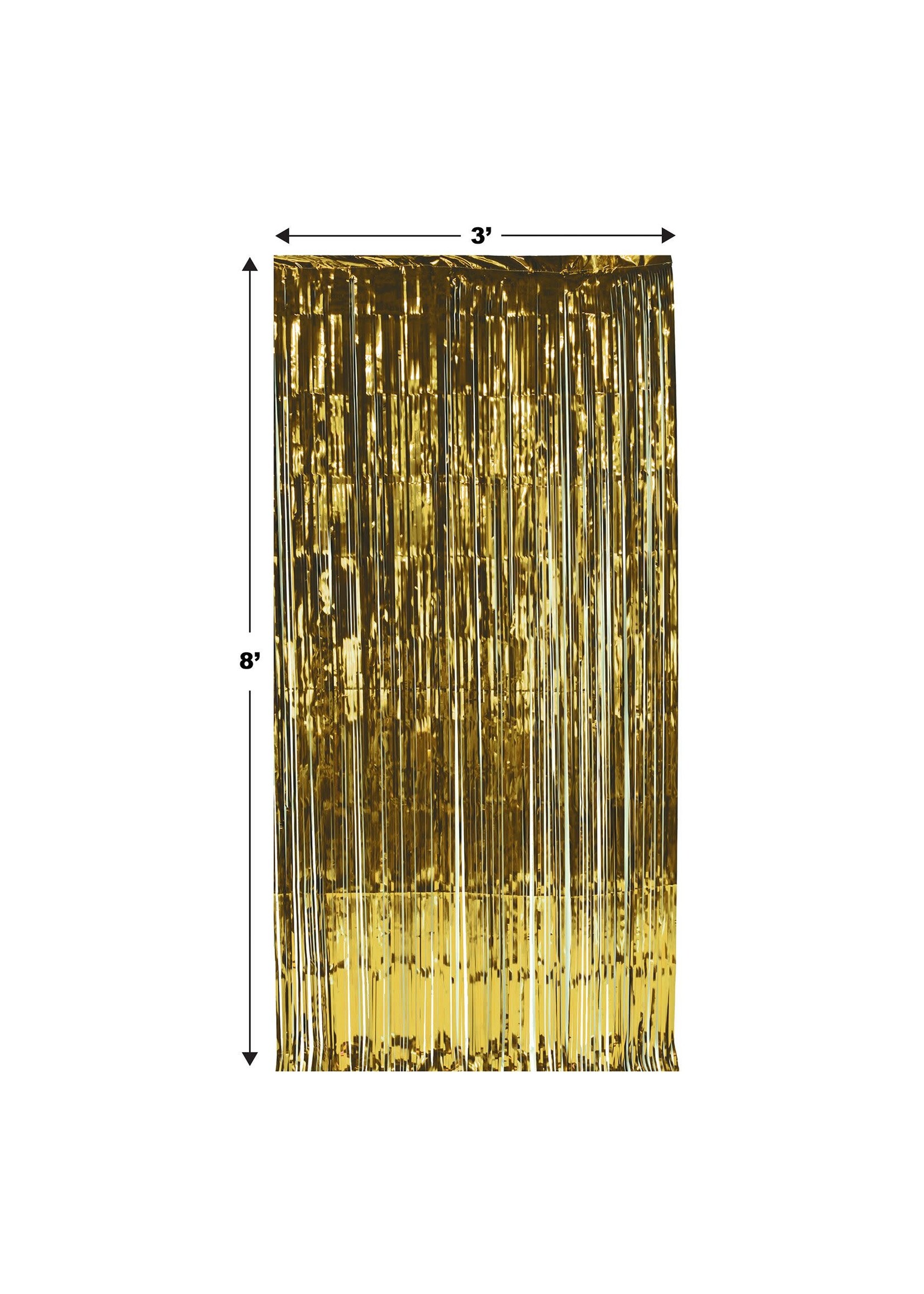1-Ply Gleam 'N Curtain Size: 8' x 3'